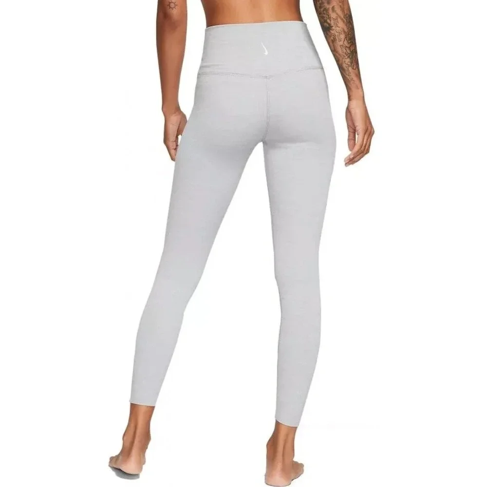 Nike Leggings THE YOGA‎ LUXE 7/8 Silver grey Size XS NEW
